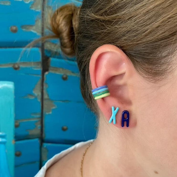 Colored Enamel Ear Cuff
