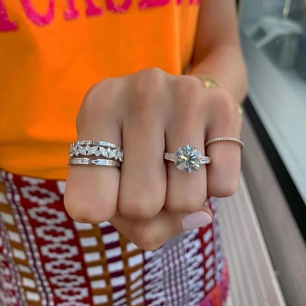 Sadie Pearl Diamond Band