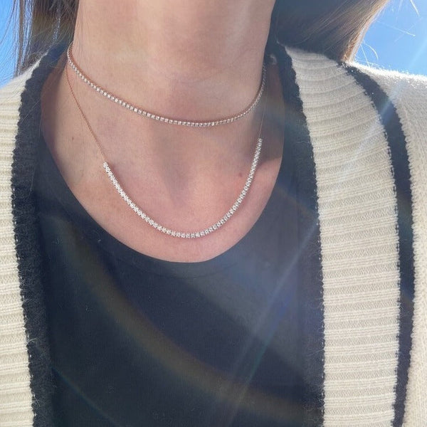 Ava Bea Tennis Necklace