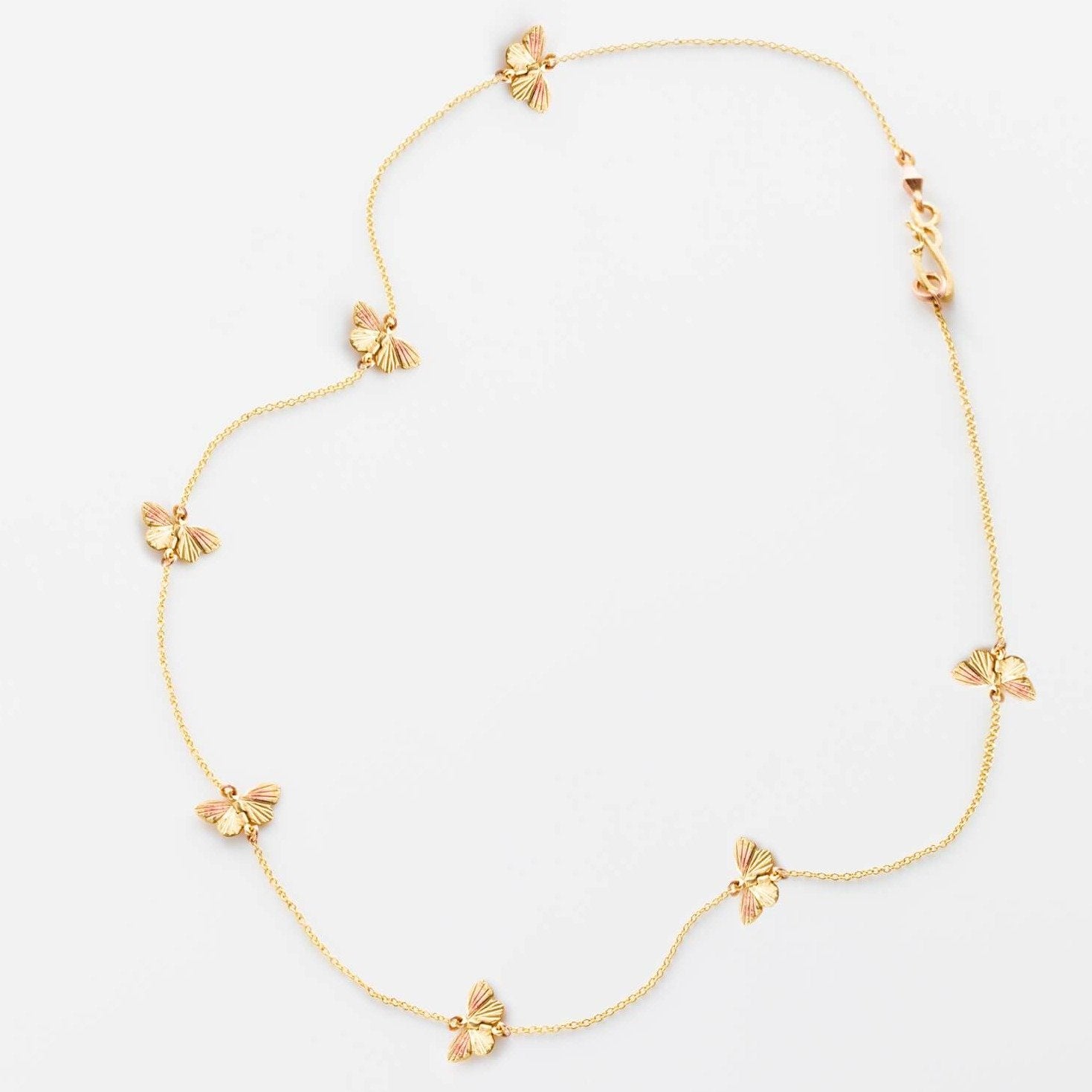 7 Tiny Migration Butterfly Necklace