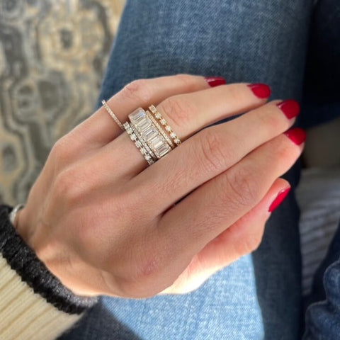 Ava Bea Double Row Ring