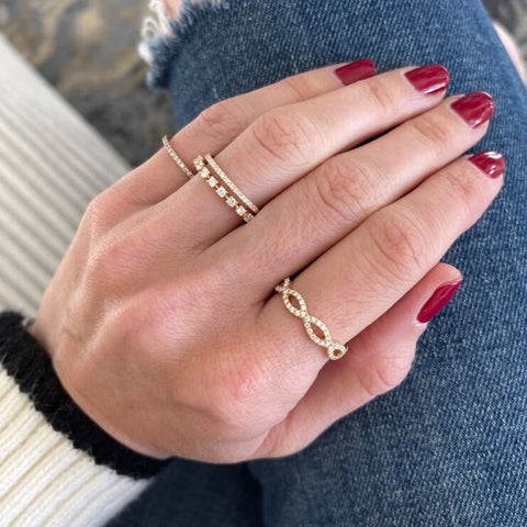 Ava Bea Double Row Ring
