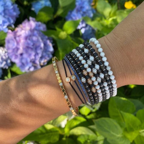 Women's Sfera Black Matte Ceramic Bracelet