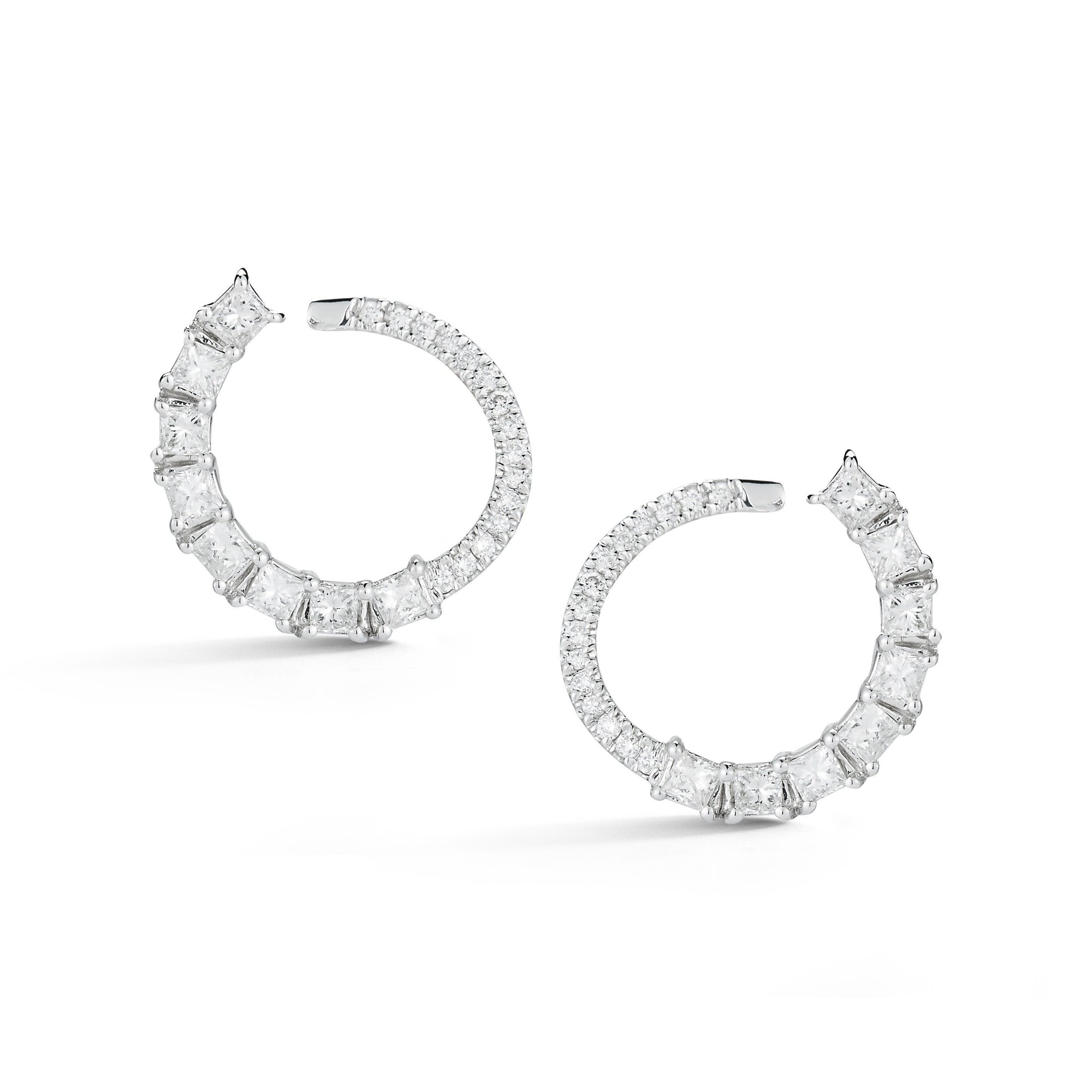 Sadie Pearl Diamond Earrings