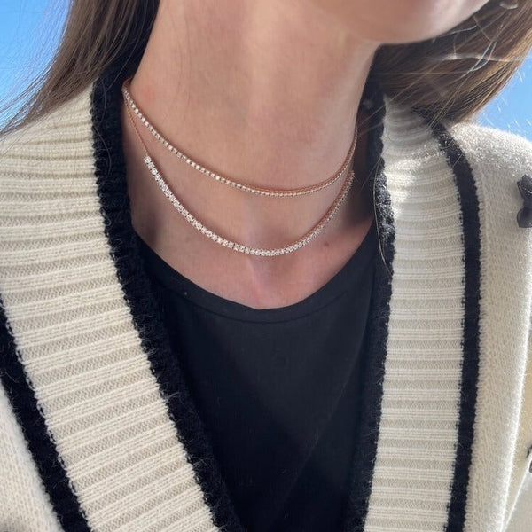 Ava Bea Tennis Necklace