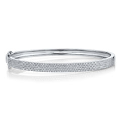Link to the Five Row Pave Bangle Product