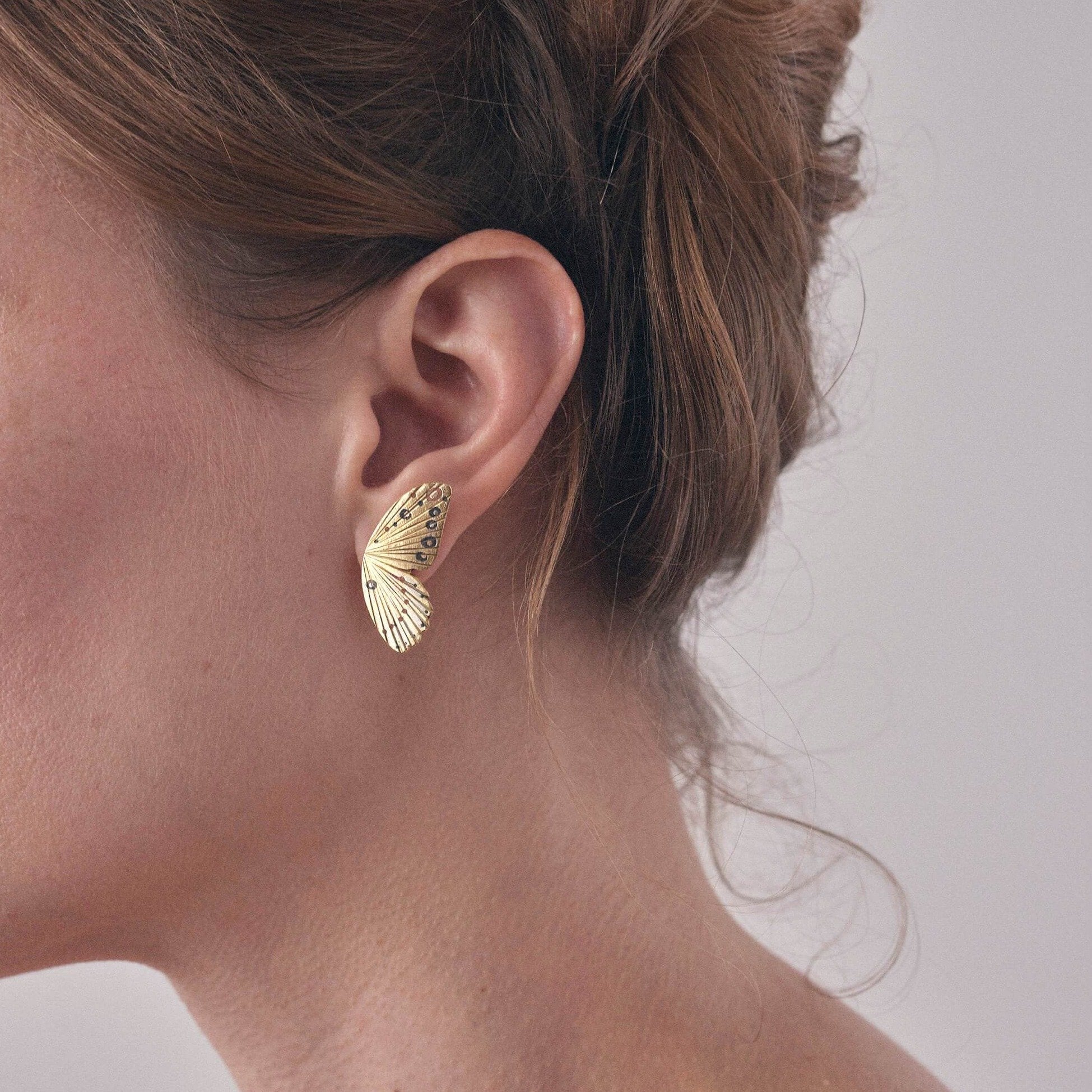 Large Goliath Birdwing Earrings