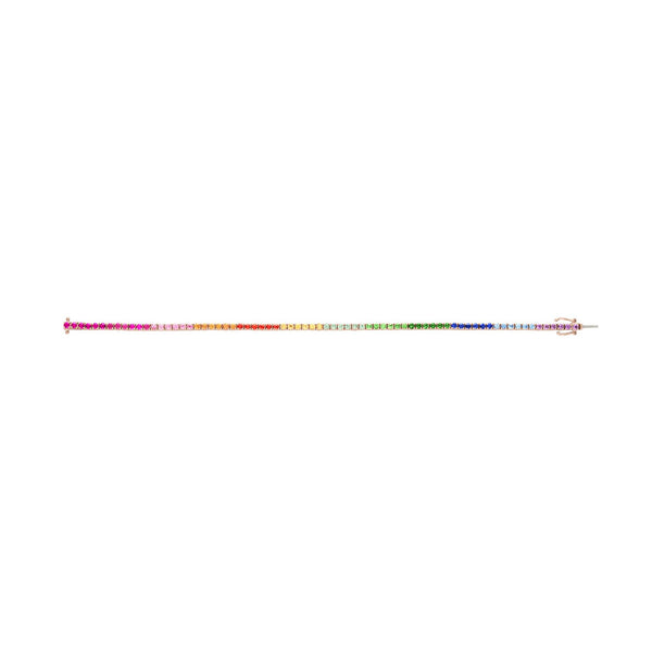 Ombre Rainbow Tennis Bracelet