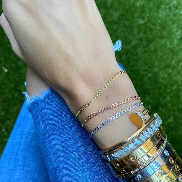 Small Curb Chain Bracelet
