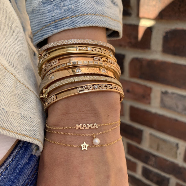 Initial Star Bracelet