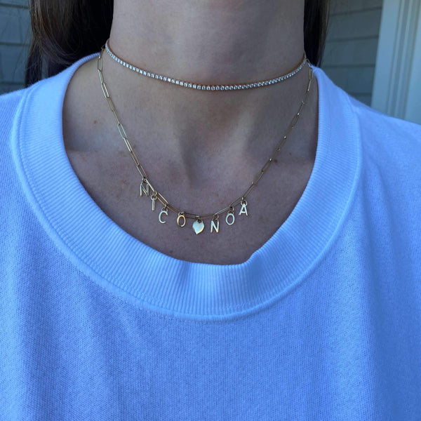 Mini Long Link Necklace