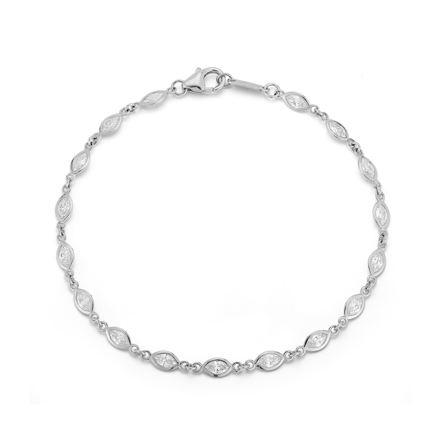 Marquise Bezel Bracelet