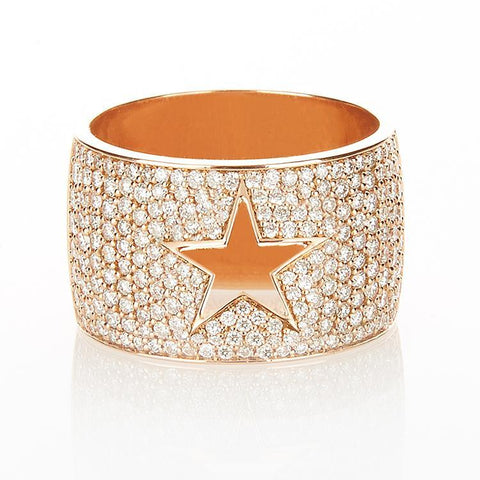 IN STOCK - Rose Gold Shooting Star Ring Size 7.25