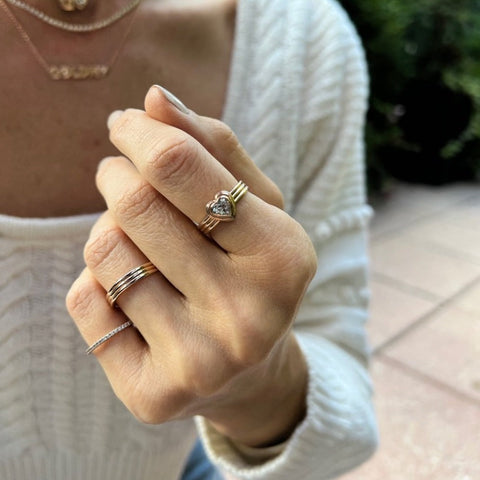 Radiant Thin Gold Band
