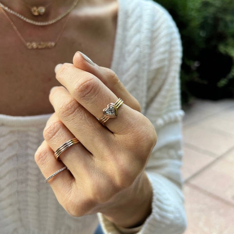 Radiant Heart Ring