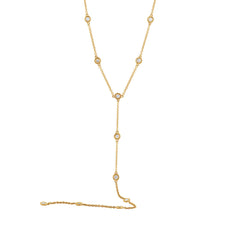 Link to the Diamond Bezel Station Lariat Product