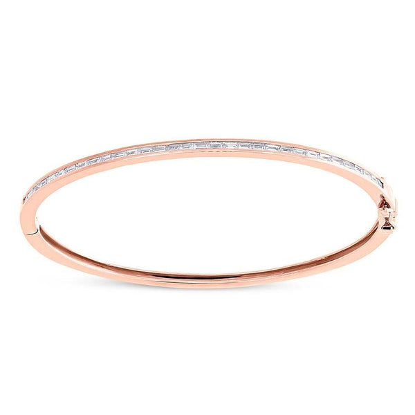 Diamond Baguette Bangle