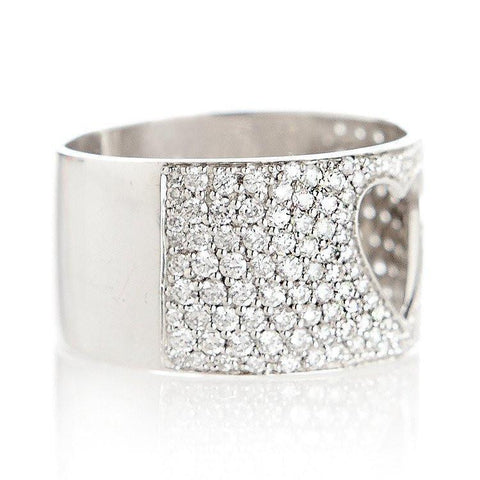 Pave Love is Love Ring