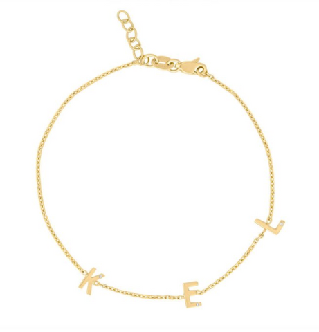 Mini Letter Bracelet
