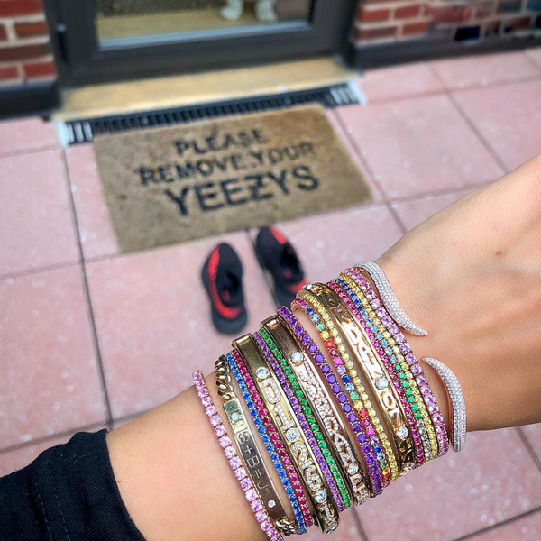 Ombre Rainbow Tennis Bracelet