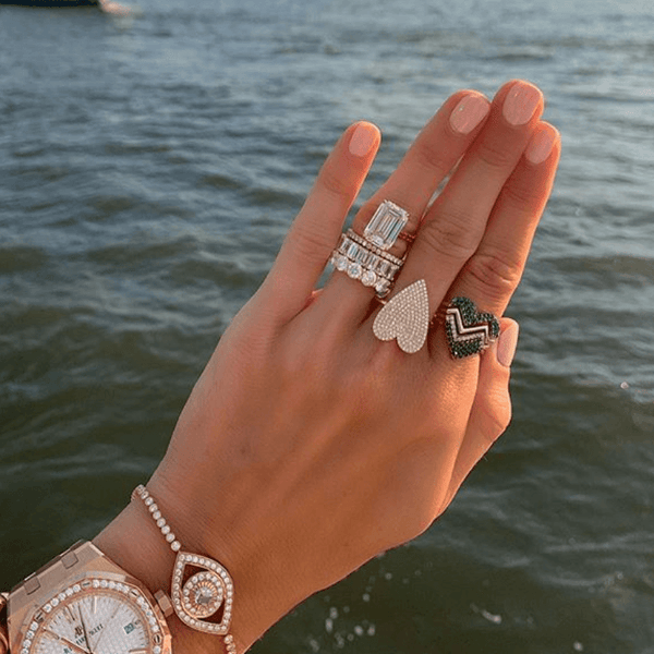 Big Diamond Eye Tennis Bracelet