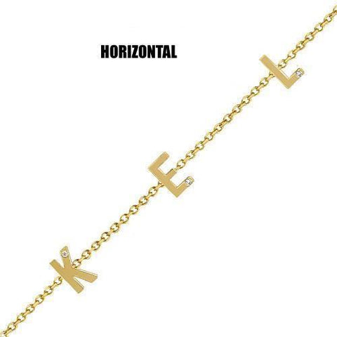 SG_Test - Mini Initial Bracelet