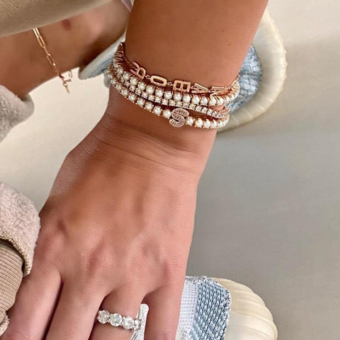 Pearl Tennis Bracelet