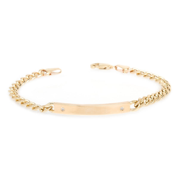 Gold ID Bracelet