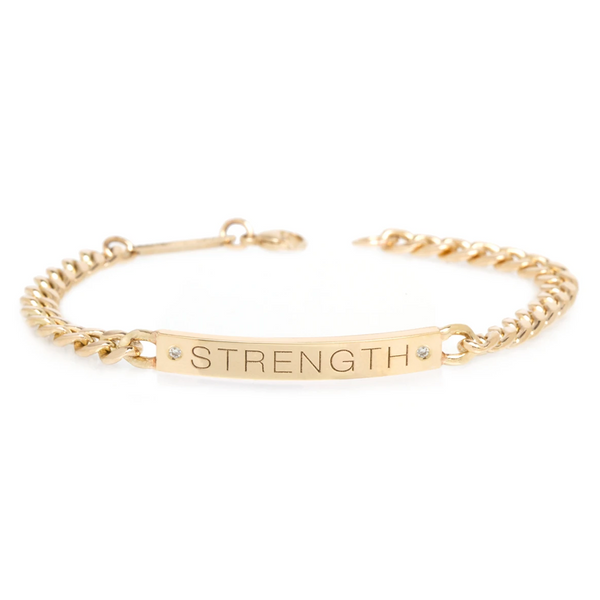 Gold ID Bracelet