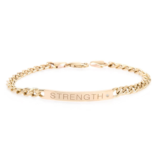 Gold ID Bracelet