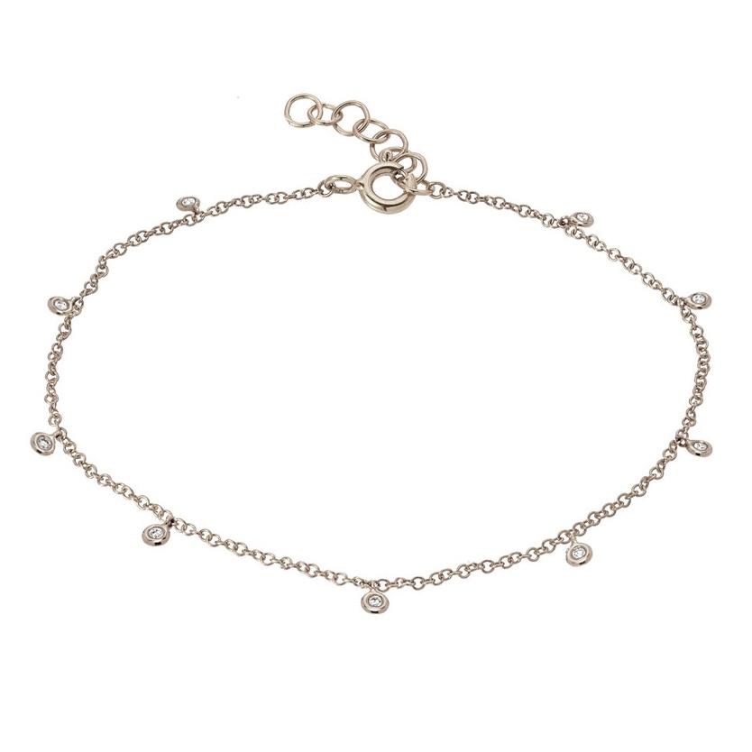 Dangling Bezel Bracelet