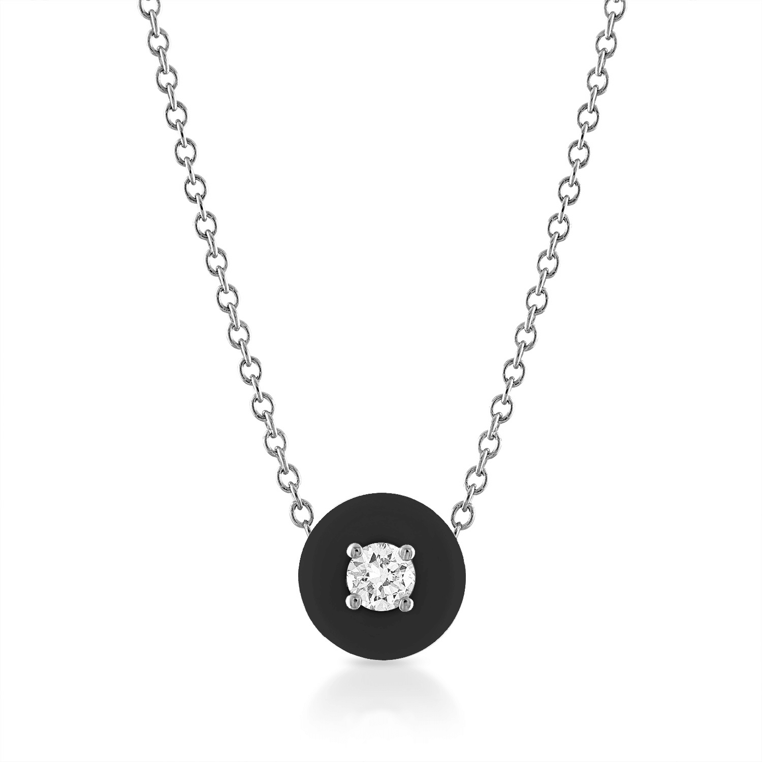 Gemstone Donut Necklace