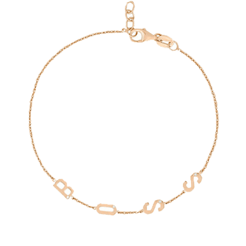 Mini Letter Bracelet