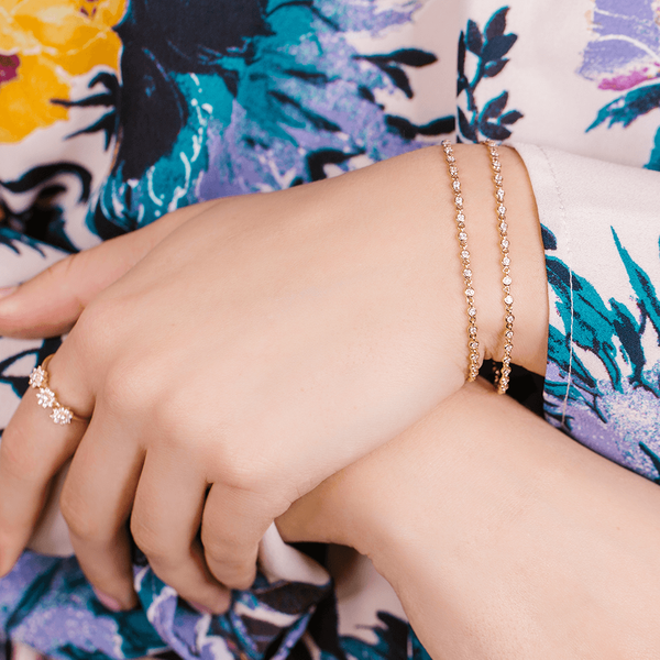 Lulu Jack Single Row Diamond Bracelet