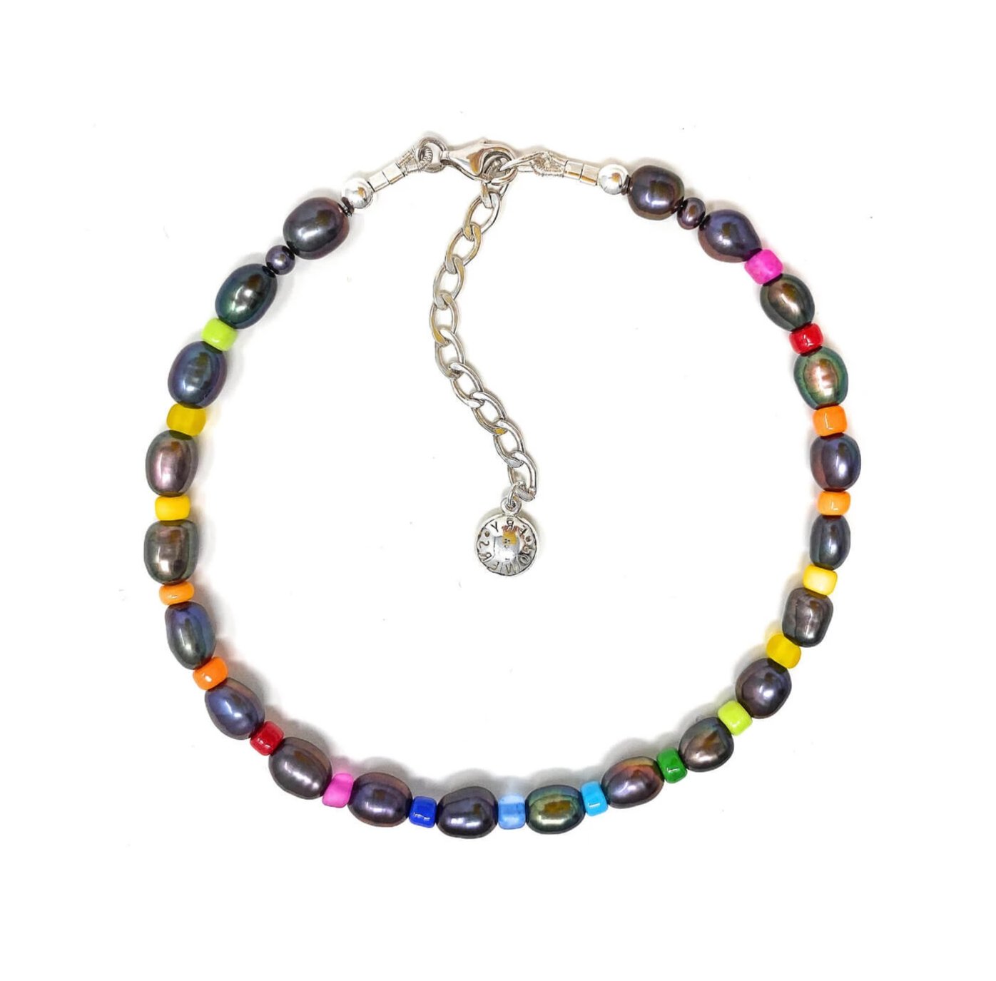 Black Baroque Pearl Anklet