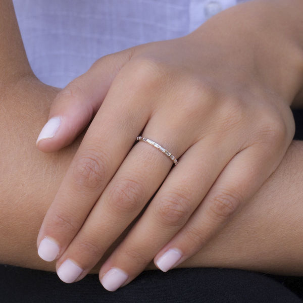 Sadie Pearl Diamond Band