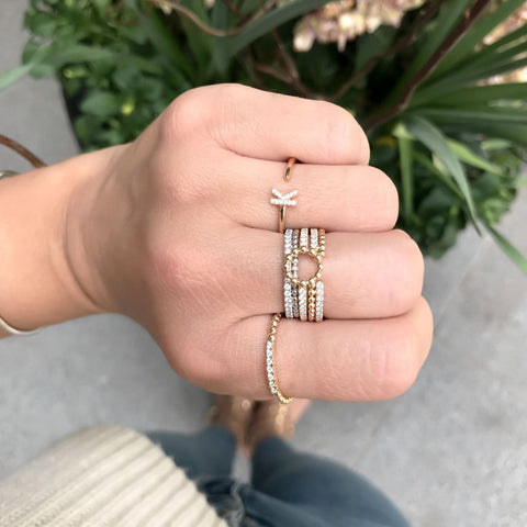 Custom Open Initial Ring