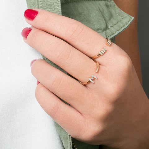 Custom Open Initial Ring