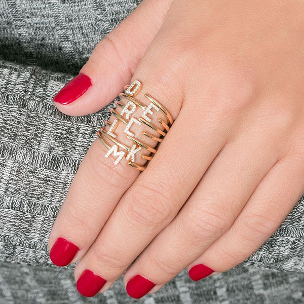 Custom Open Initial Ring