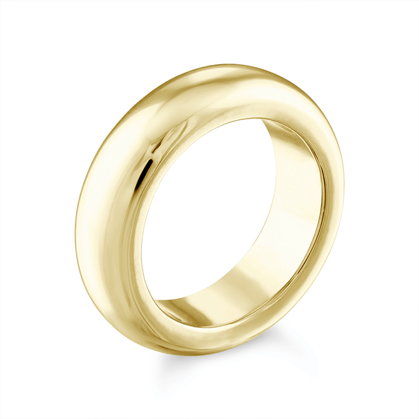 Domed Gold Ring