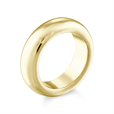 Domed Gold Ring