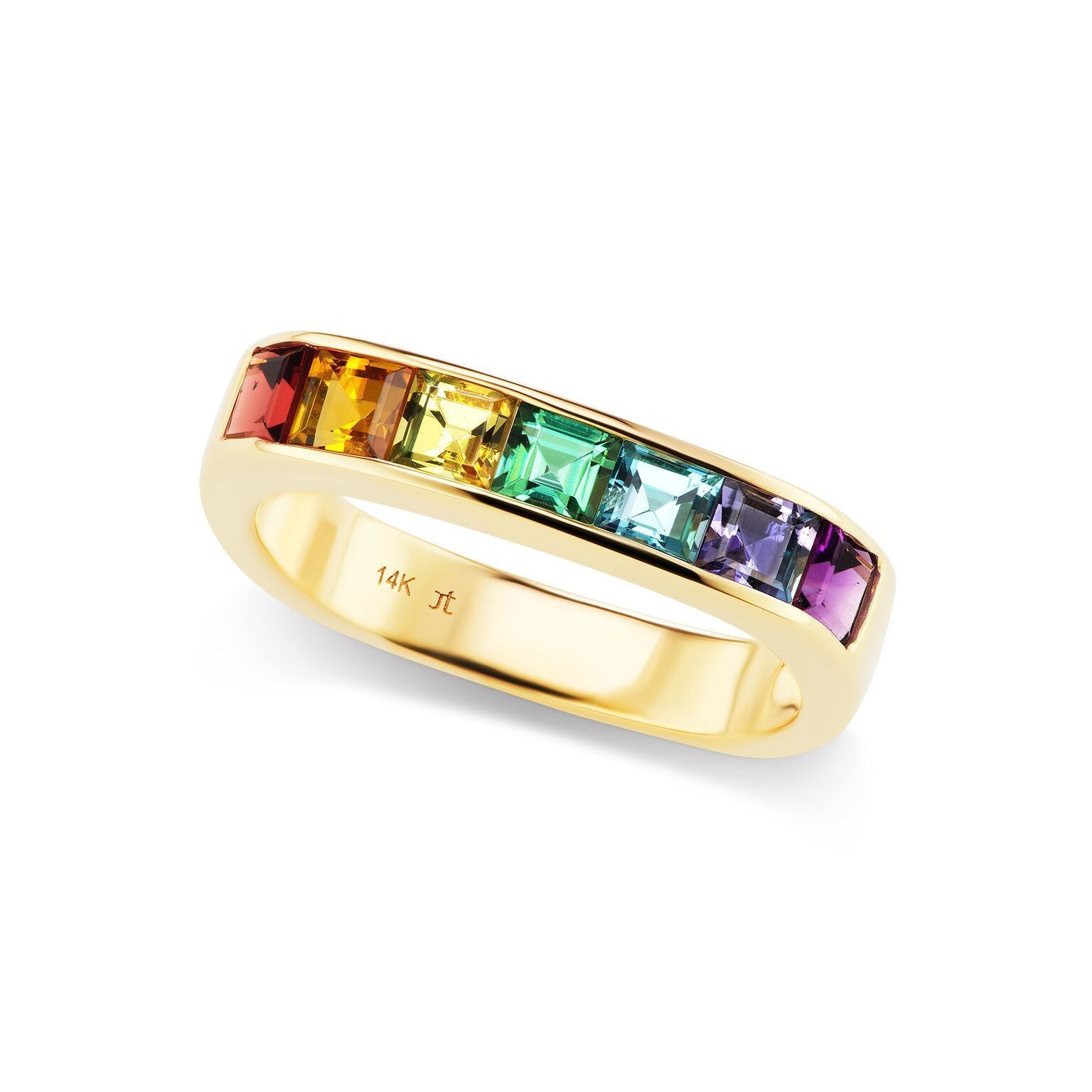 Square Cirque Rainbow Ring