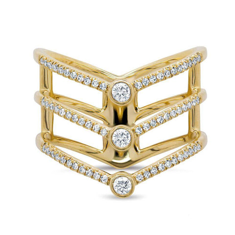 IN STOCK - Triple V Ring