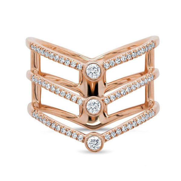 IN STOCK - Triple V Ring