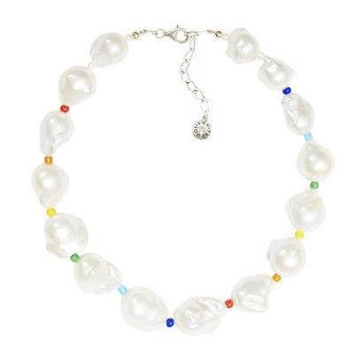 Baroque Pearl Collar Necklace