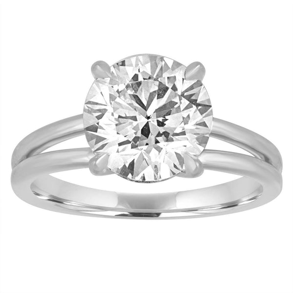 Gold Split Shank Engagement Ring