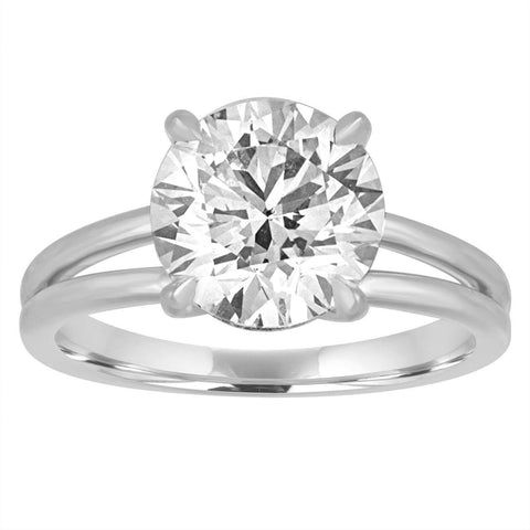 Gold Split Shank Engagement Ring