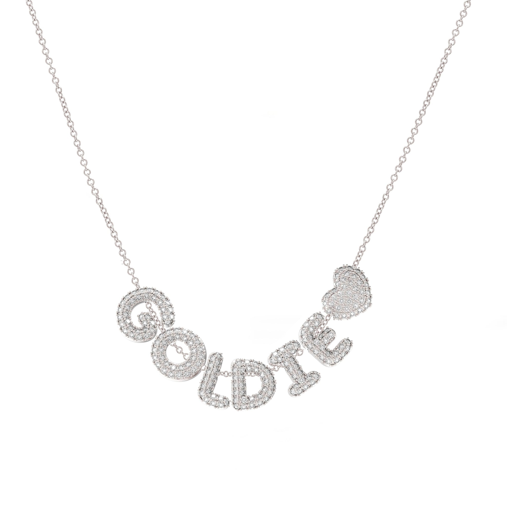 3D Diamond Bubble Necklace