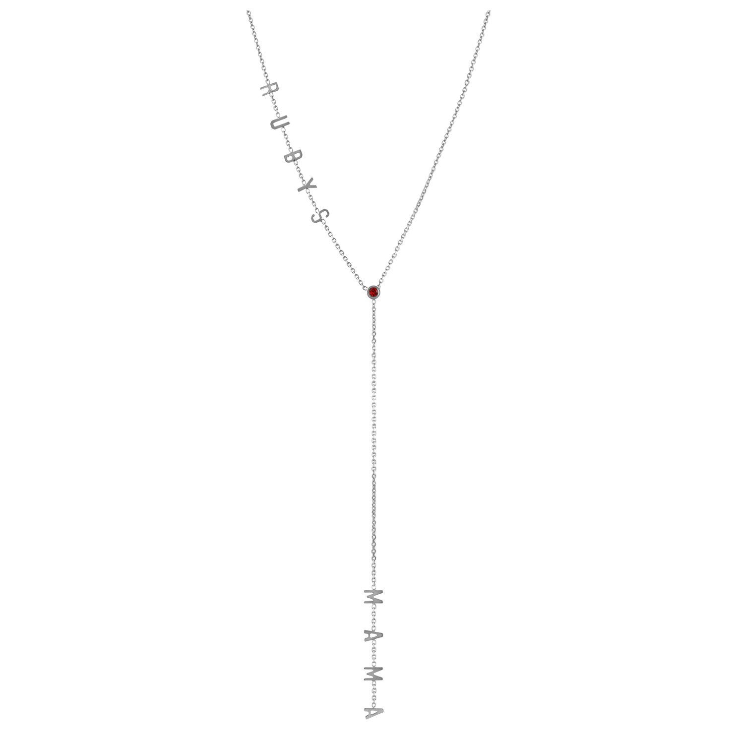 MAMA Lariat Necklace