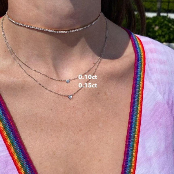 Bezel Necklace